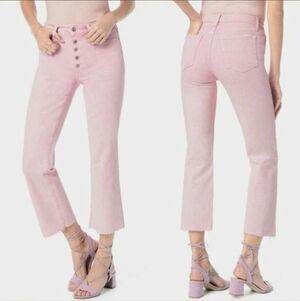 Joe's Jeans Pink The Wyatt High Rise Retro Crop
